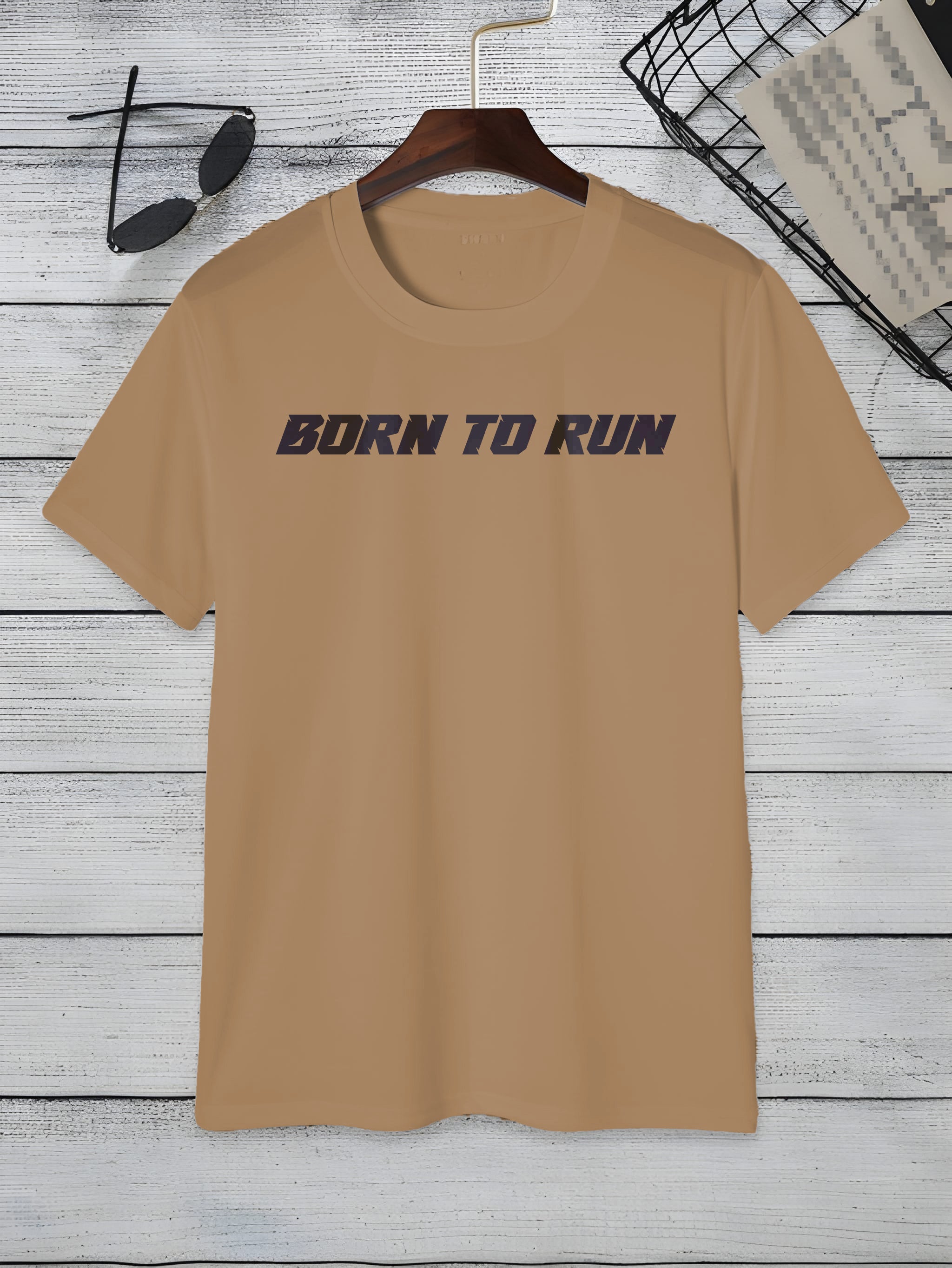 "Born To Run" Slogan Unisex T-Shirt