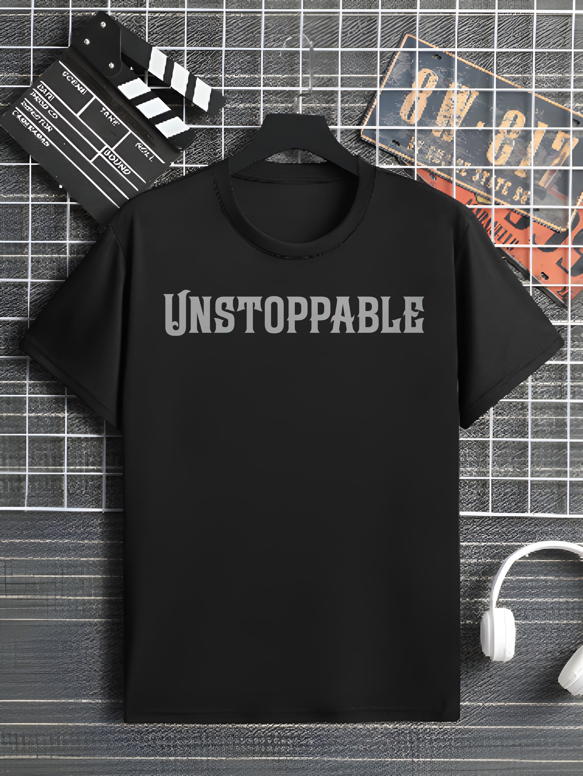 Unstoppable Slogan T-Shirt For Both Men And Women