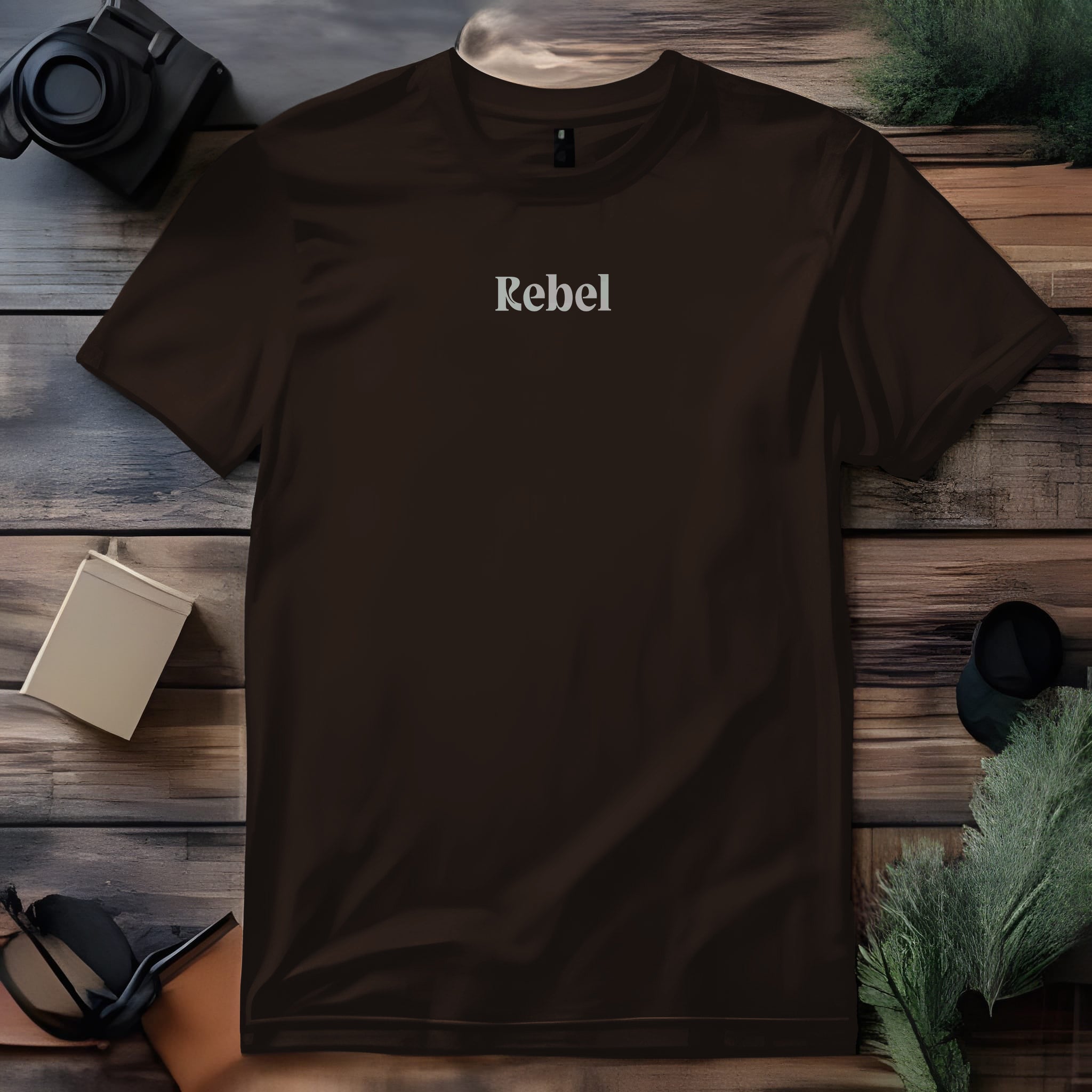 Rebel White Slogan Unisex T-Shirt