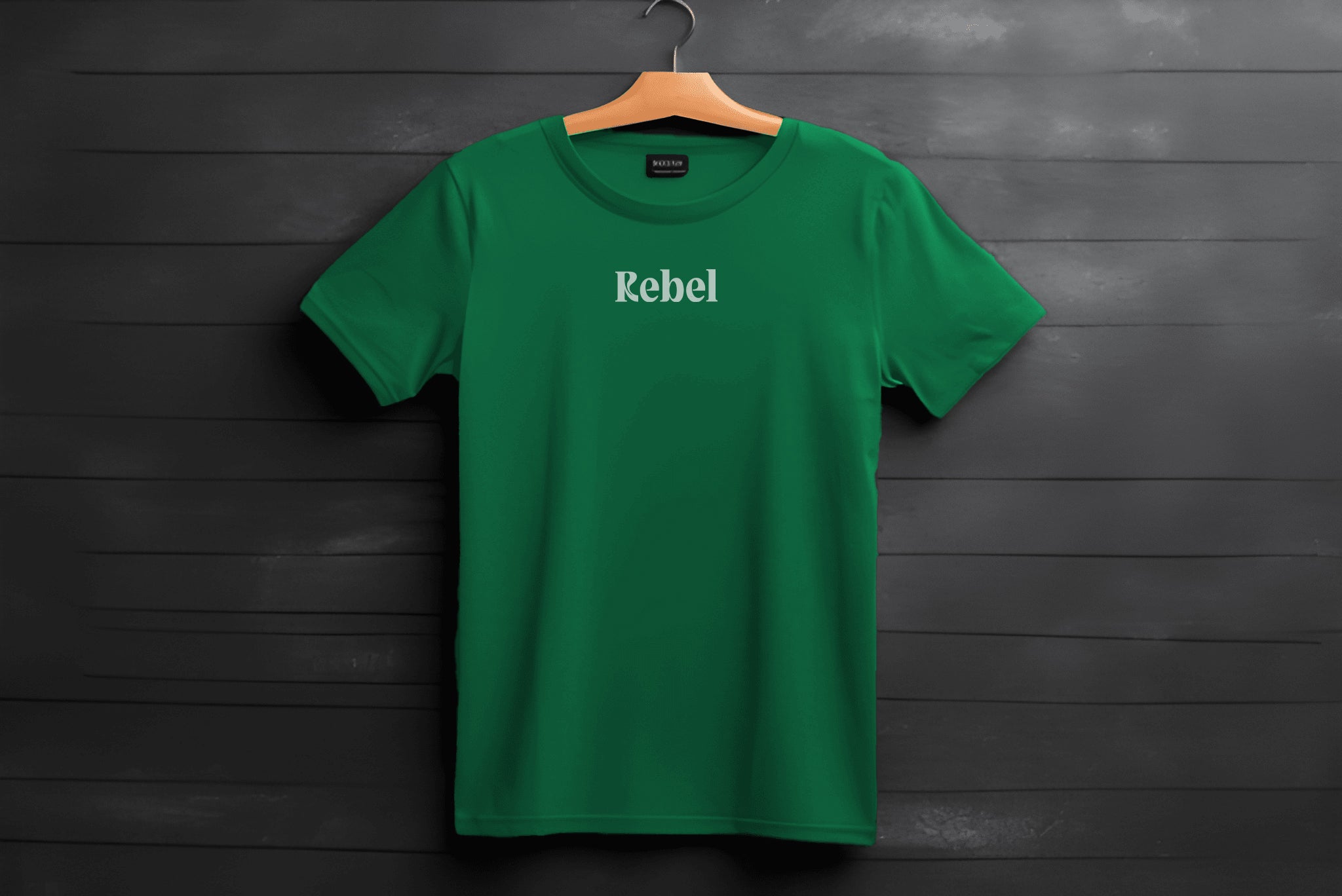 Rebel White Slogan Unisex T-Shirt