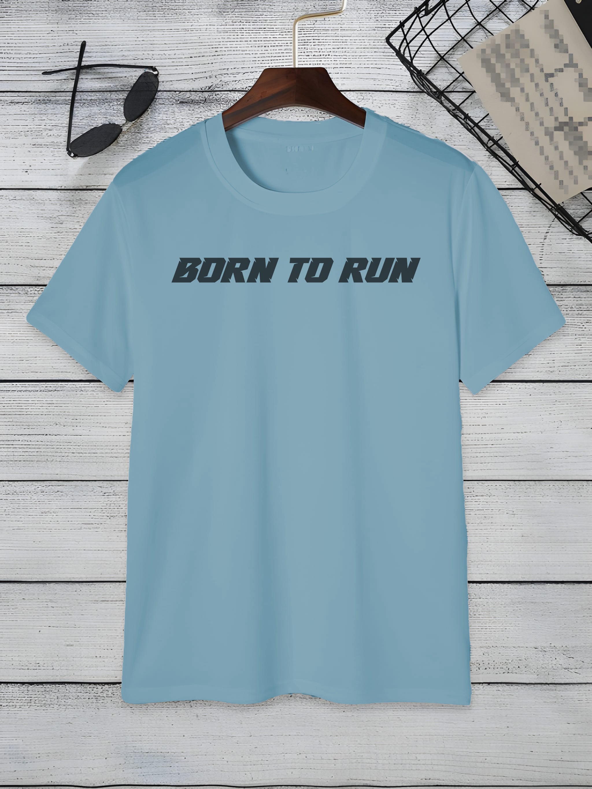 "Born To Run" Slogan Unisex T-Shirt