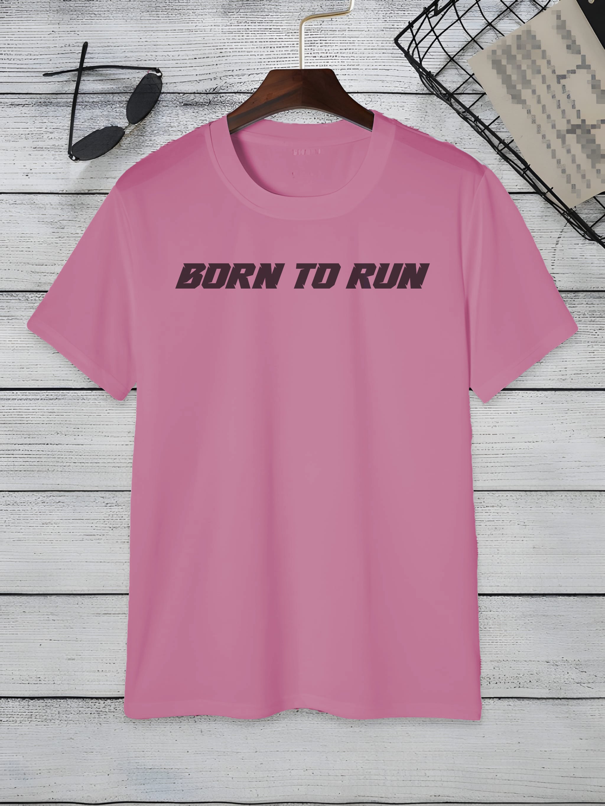 "Born To Run" Slogan Unisex T-Shirt