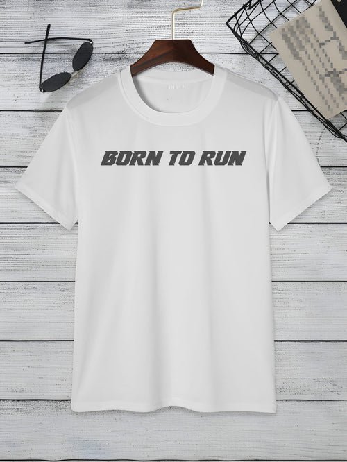 "Born To Run" Slogan Unisex T-Shirt