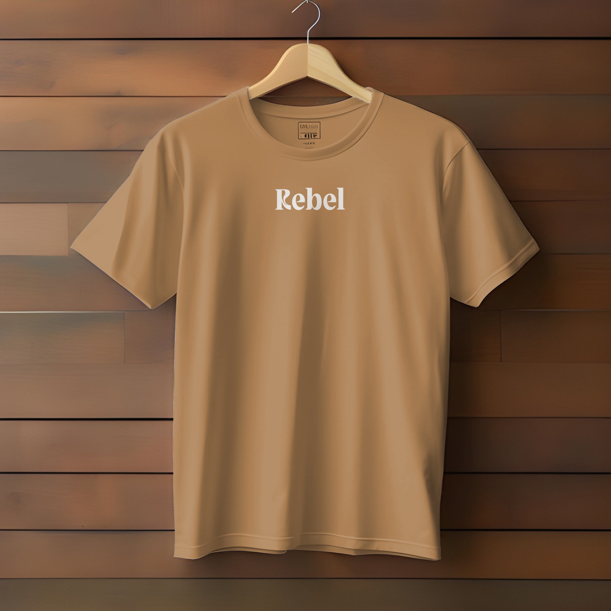 Rebel White Slogan Unisex T-Shirt