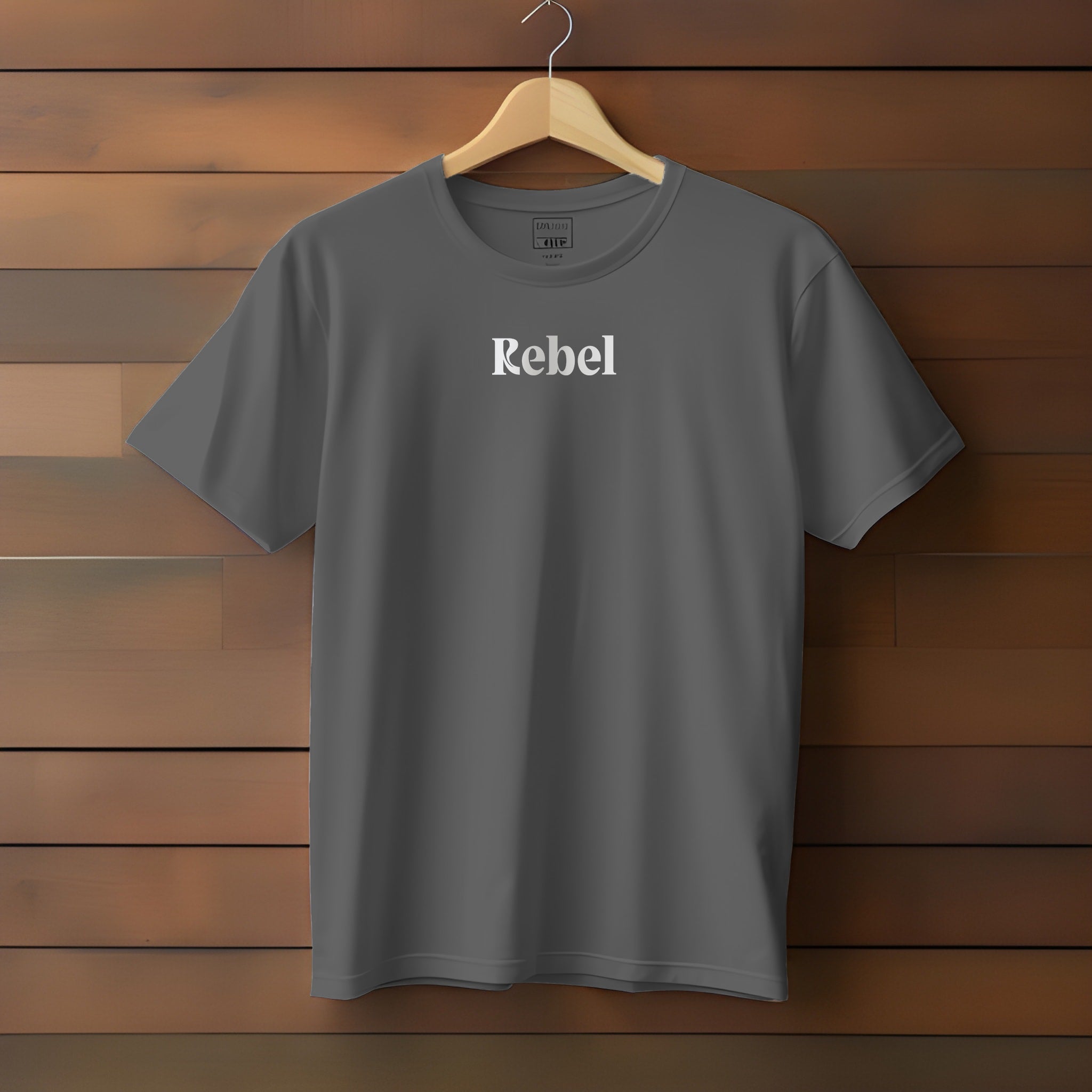 Rebel White Slogan Unisex T-Shirt