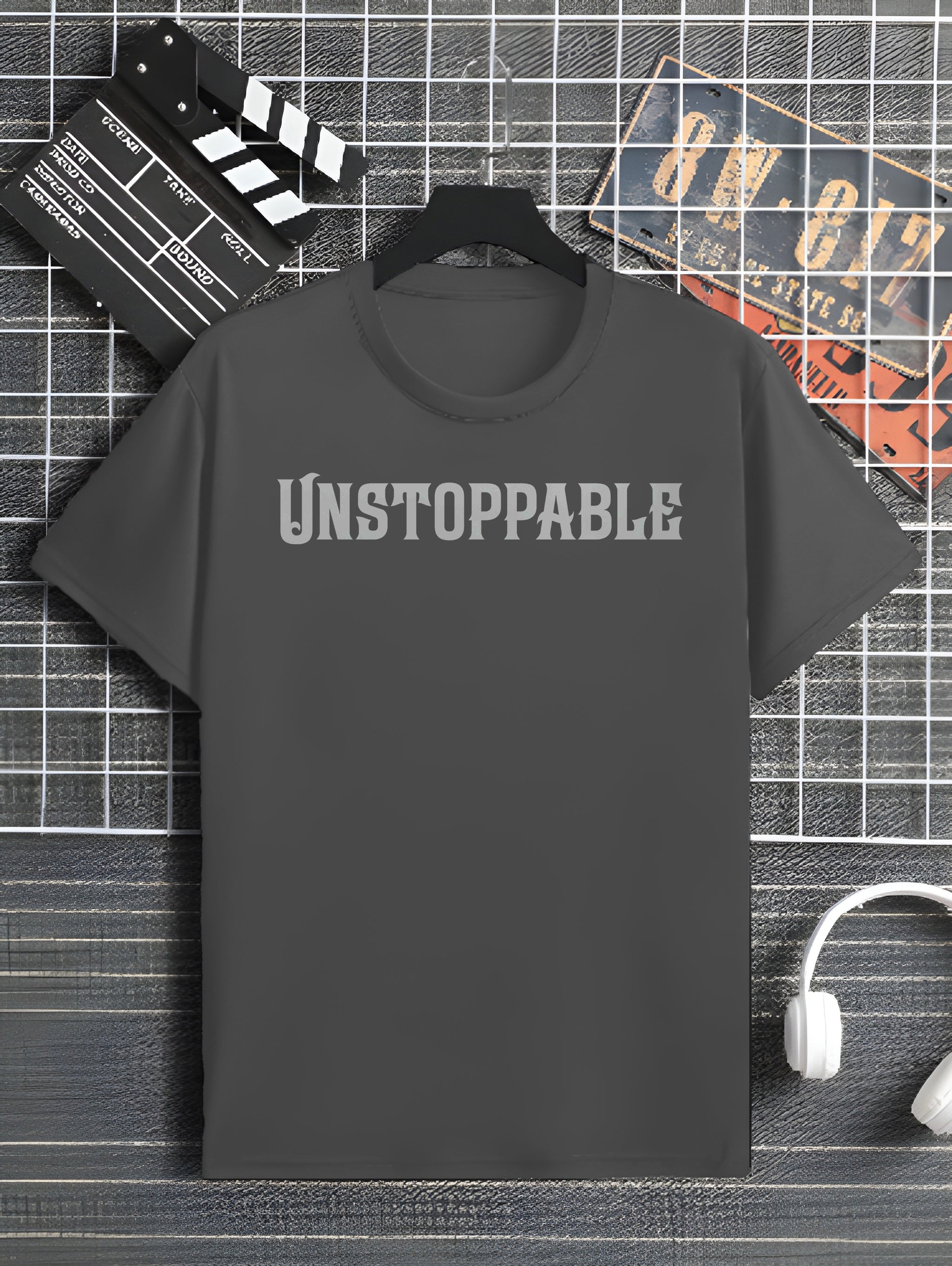 Unstoppable Slogan T-Shirt For Both Men And Women