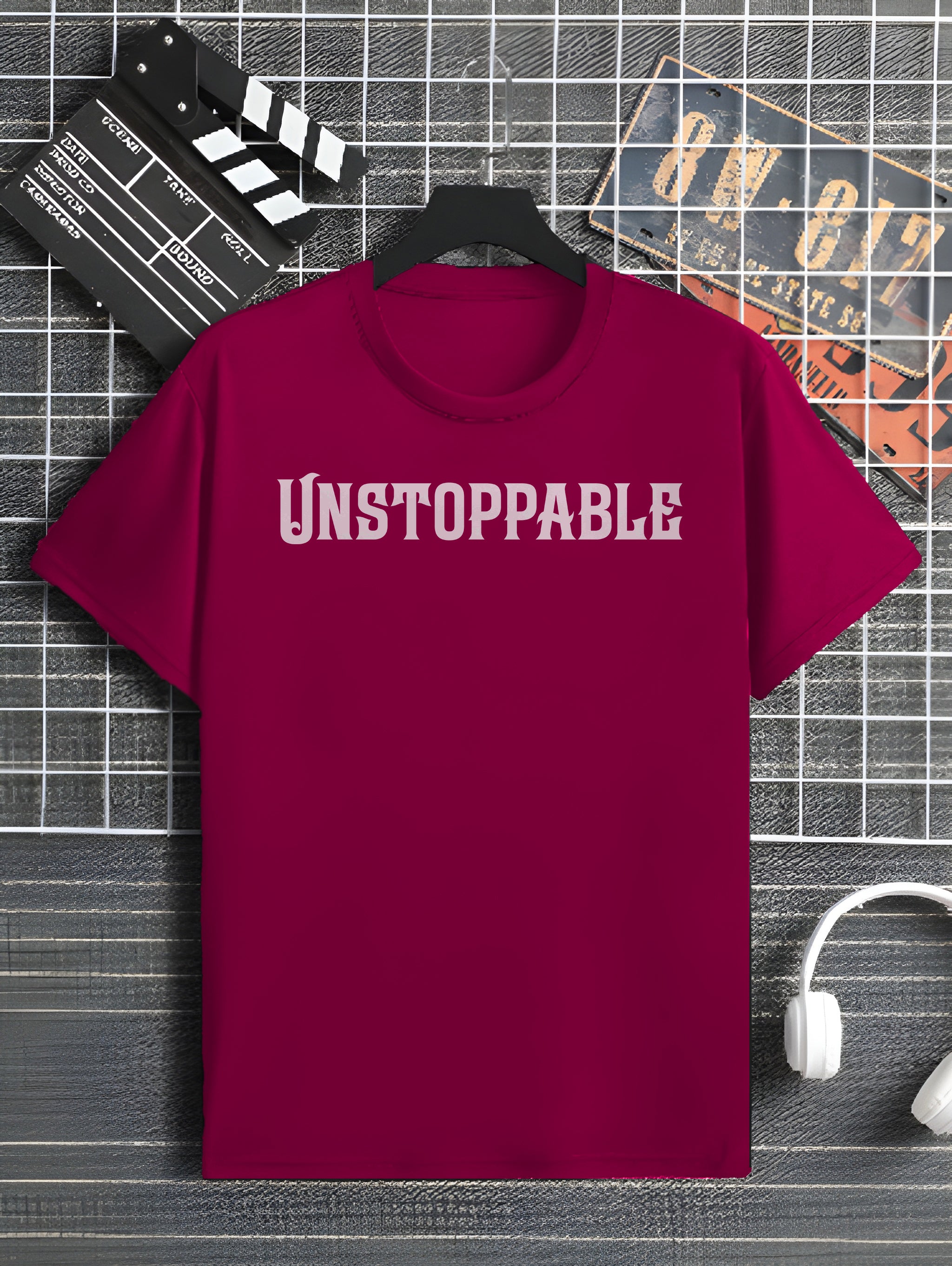 Unstoppable Slogan T-Shirt For Both Men And Women