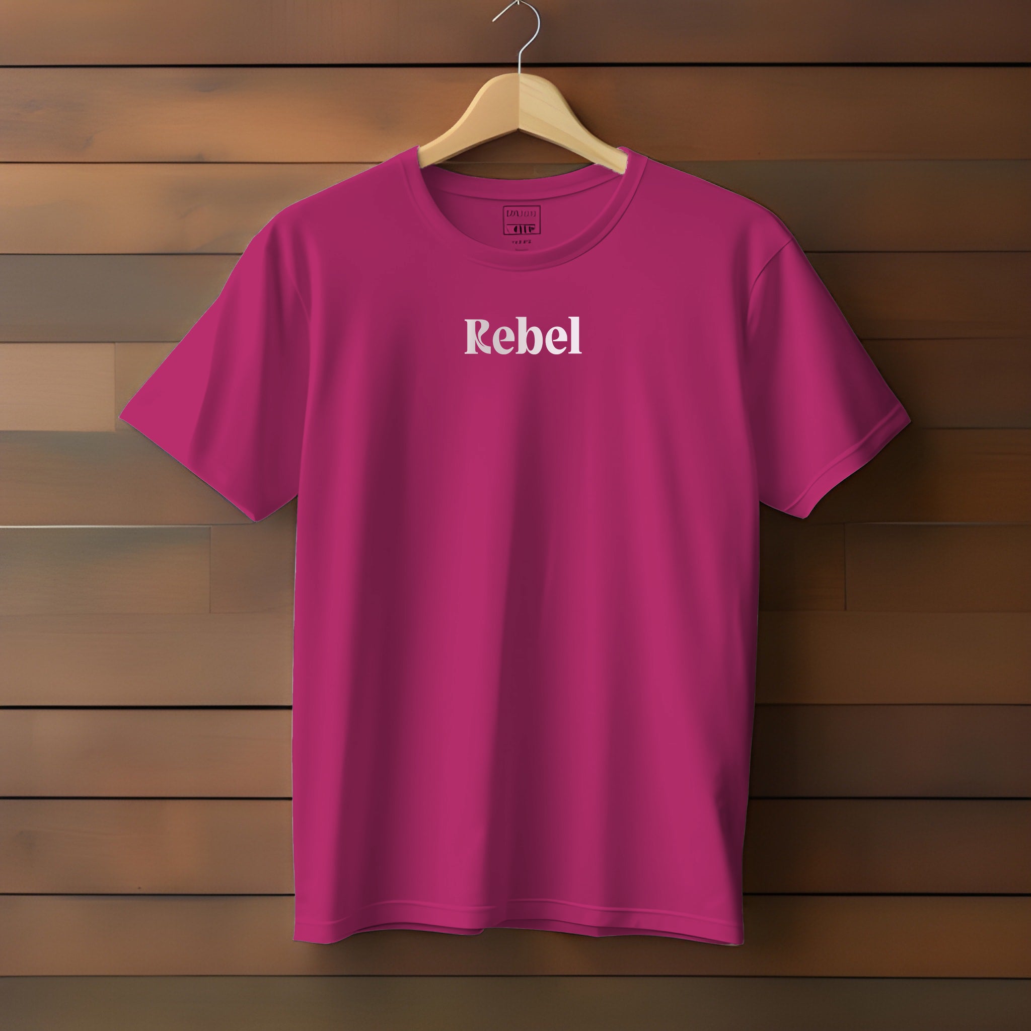 Rebel White Slogan Unisex T-Shirt
