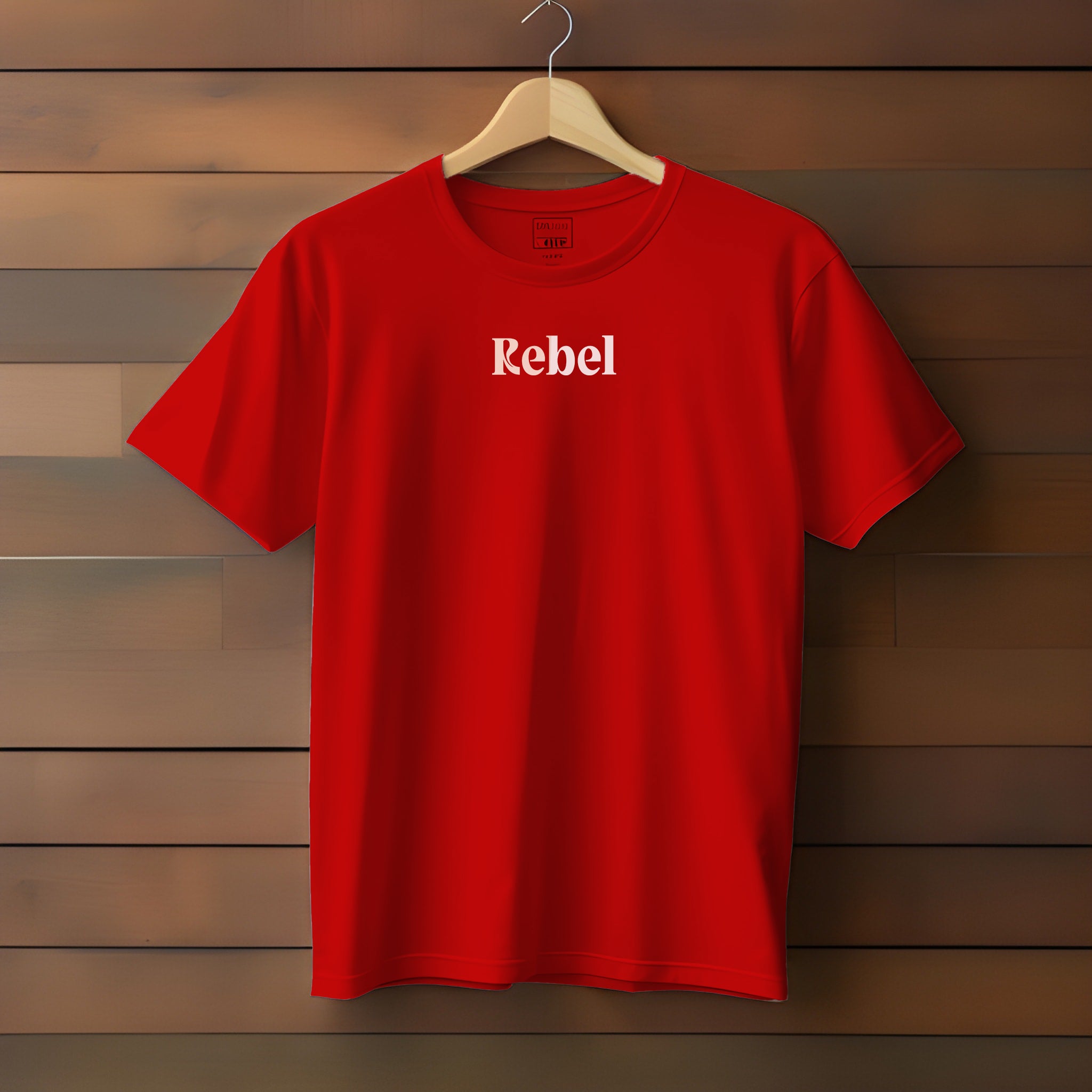 Rebel White Slogan Unisex T-Shirt